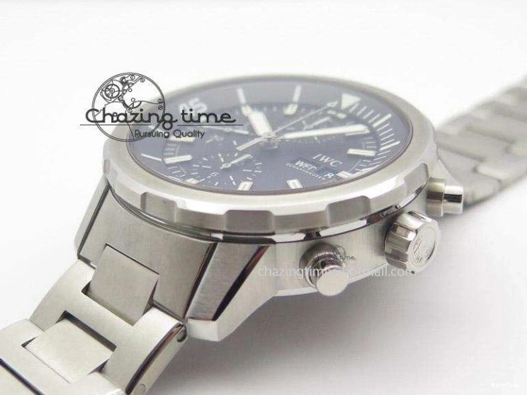 MIROTIME 0211 Classic Aquatimer Chrono IW376803 V6F 1:1 Best Edition Black Dial On SS Bracelet A 7361